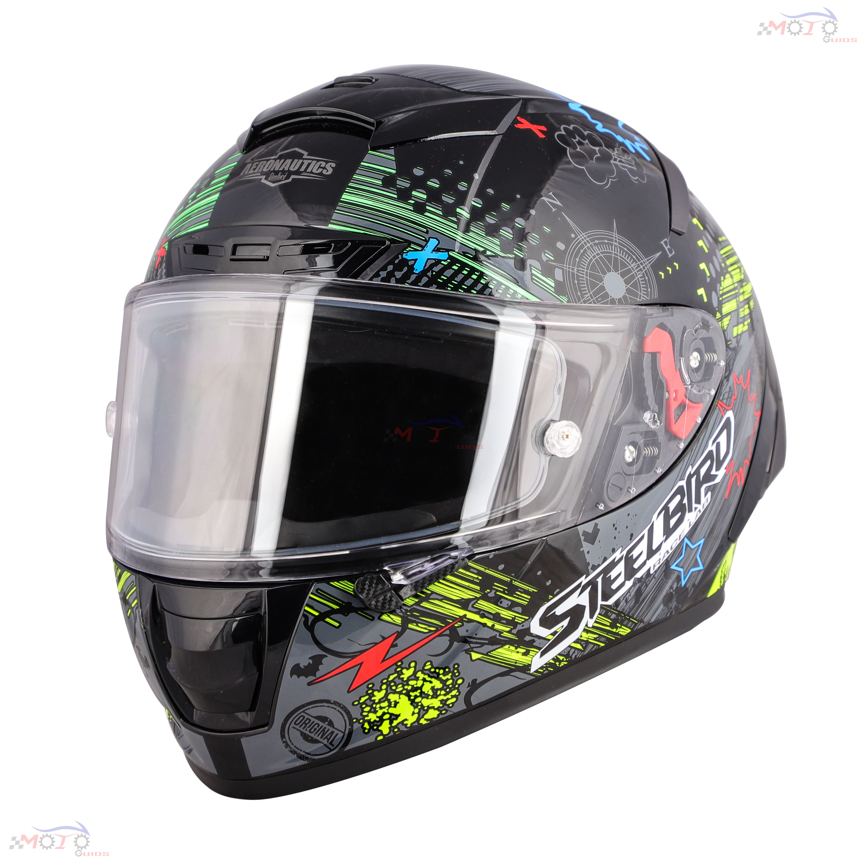 SA-5 DOT RACE LAB  (WITH ANTI-FOG SHIELD VISOR) 